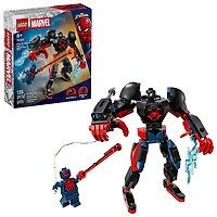 LEGO Marvel Le Robot de Miles Morales contre Spider-Man 2099 - Jouet de Construction de Superhéros Entièrement Articulé - 76337