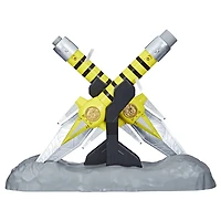 Power Rangers Lightning Collection Mighty Morphin, Ranger Jaune, Dagues de pouvoir, articles de cosplay premium de collection