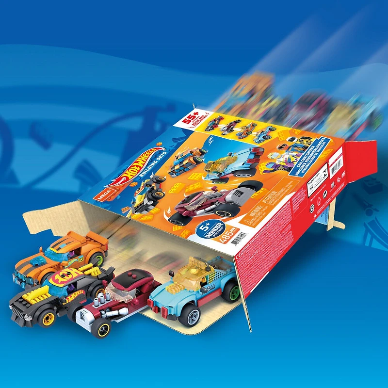 Hot Wheels - Mega Construx - Voitures personnalisables