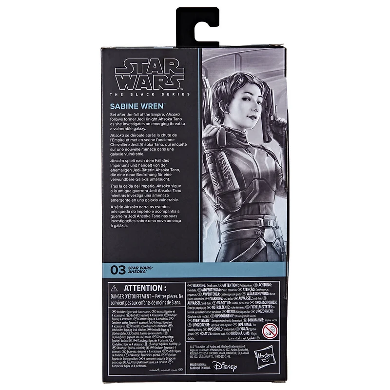 Star Wars The Black Series, figurine Sabine Wren de 15 cm, Star Wars : Ahsoka