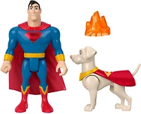 Coffret de figurines articulées DC Krypto Super-Chien – Superman et Ace