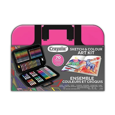 Crayola Sketch & Colour Art Kit - Pink