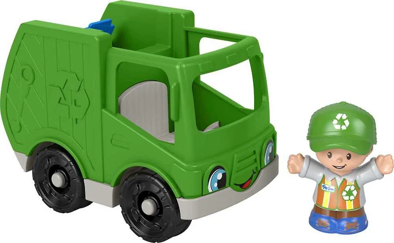 Véhicule à pousser Camion de recyclage Little People de Fisher-Price