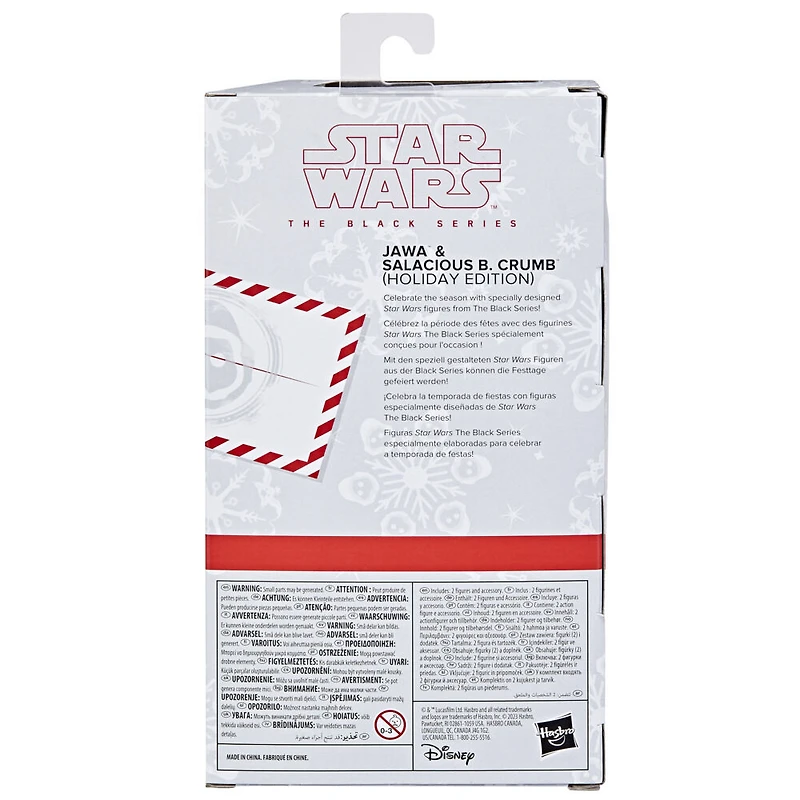 Star Wars The Black Series, Jawa et Salacious B. Crumb (Holiday Edition), figurines Star Wars, échelle de 15 cm