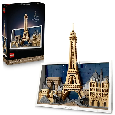 LEGO Architecture Paris - La Ville de l'Amour, Monuments de Paris, Ensemble de Construction de Décoration Intérieure pour Adultes 21064