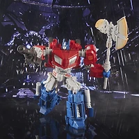 Transformers Generations Studio Series figurine 03 Gamer Edition Optimus Prime classe Voyageur de 16,5 cm, Transformers: War for Cybertron