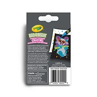 Crayons de cire aux couleurs vives pour papier de construction, boîte de 24
