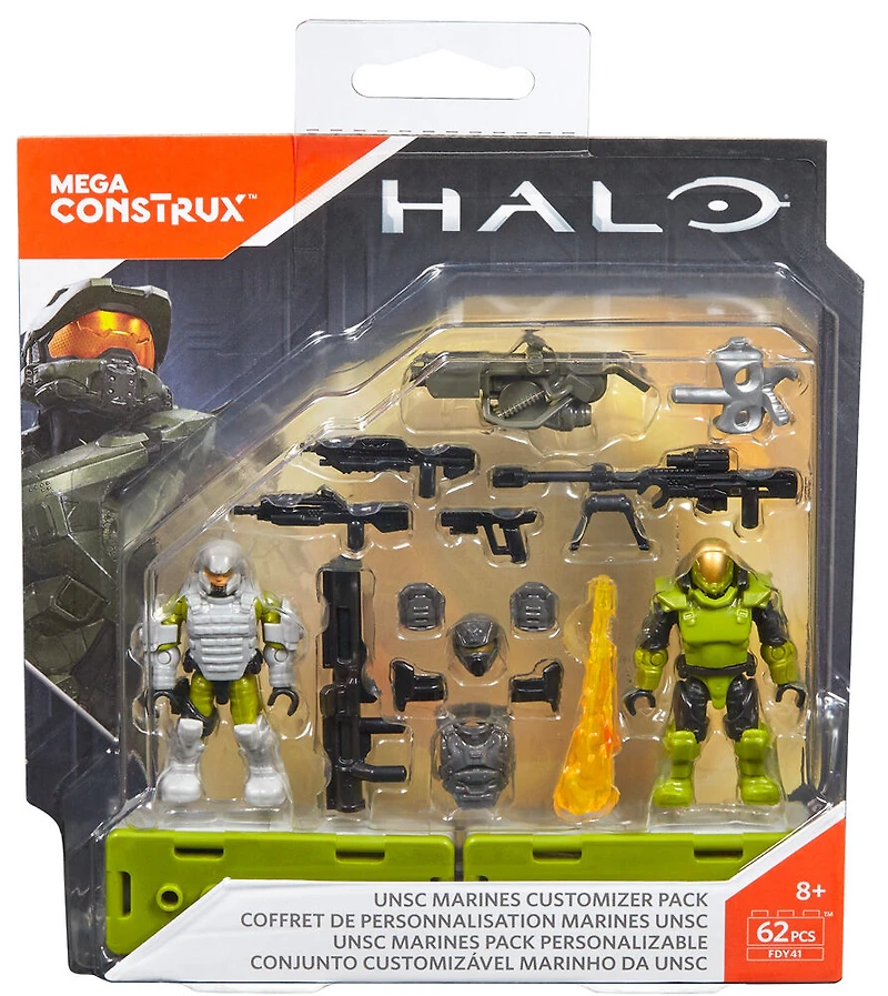 Mega Construx - Halo - Coffret de personnalisation Marines UNSC