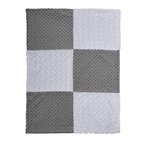 Couverture Pour Bebe En Patchwork Koala Baby - Grise Et Blanche