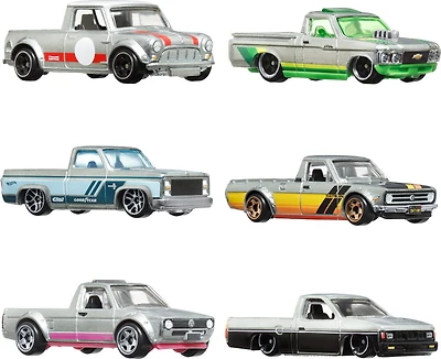 Hot Wheels Métal moulé 1:64 Coffret de 6véhicules ZAMAC [Walmart]