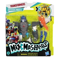 MixMashers Transformers, figurine personnalisable Optimus Primal à mélanger et combiner avec accessoires