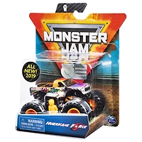 Monster Jam, Official Hurricane Force Monster Truck, Die-Cast Vehicle, Forces of Nature Series, 1:64 Scale