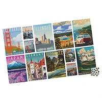 Family 12-Pack of Jigsaw Puzzles, Travel