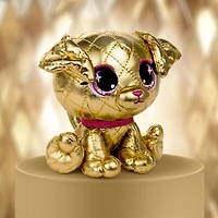 GUND P.Lushes Designer Fashion Pets, édition limitée Goldie La'Pooch, chienne en peluche de luxe douce et élégante, or et rose, 15,2 cm