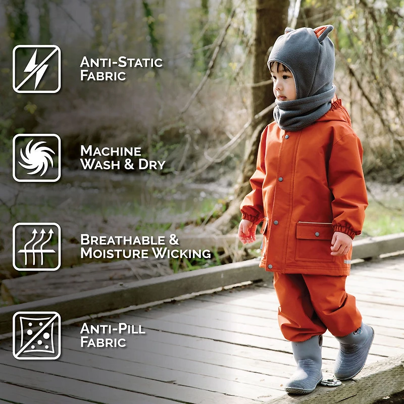 Chapeaux Animaux en Polaire pour Enfants | Renard Gris