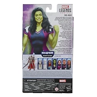 Marvel Legends Series, figurine de collection She-Hulk de 15 cm de la série MCU Disney+ She-Hulk, 2 accessoires et 1 pièce Build-a-Figure