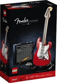 LEGO Ideas Fender Stratocaster 21329 Building Kit; Cool Gift Idea for Guitar Players and Music Lovers (1,079 Pieces)