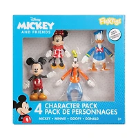 Flexfigs - Disney Mickey Mouse & Friends 4-Pack (Series 1)