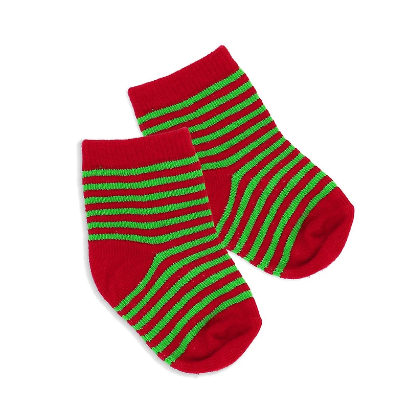 Baby Mode Premier Noël de bébé - Ensemble 3 pièces Bonhomme de neige vert