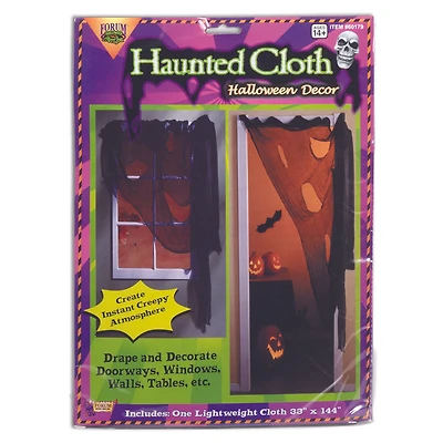 Décoration hantée en tissu pour Halloween