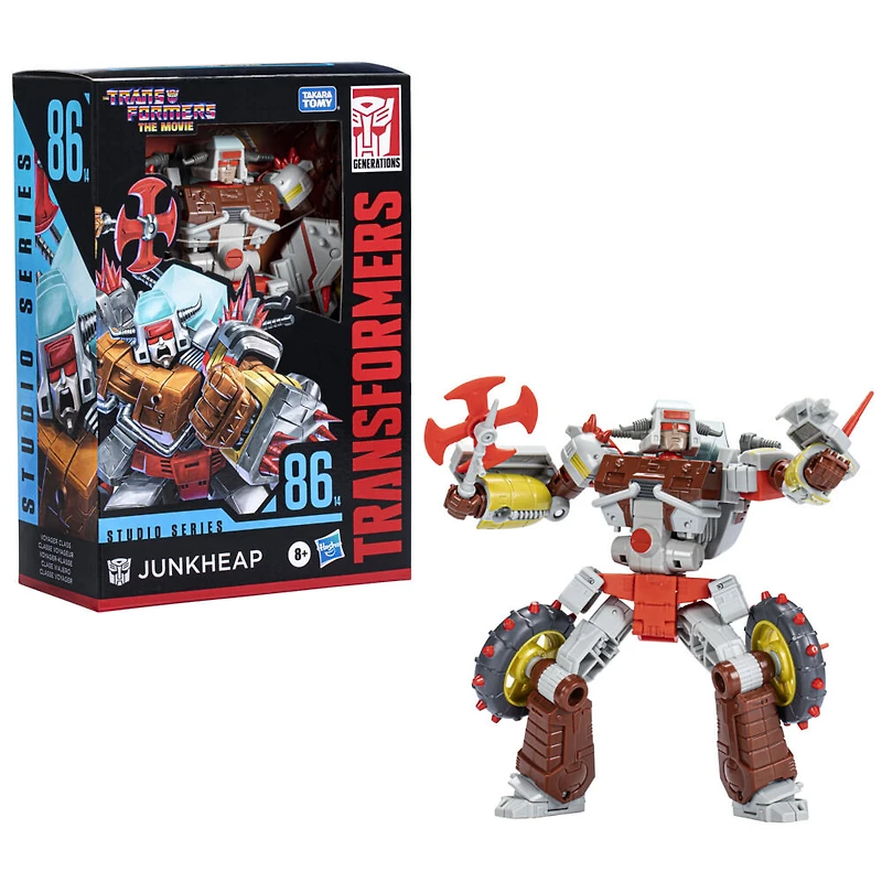Transformers Studio Series 86-14, figurine Junkheap de 16,5 cm de Les Transformers : le film, Voyageur
