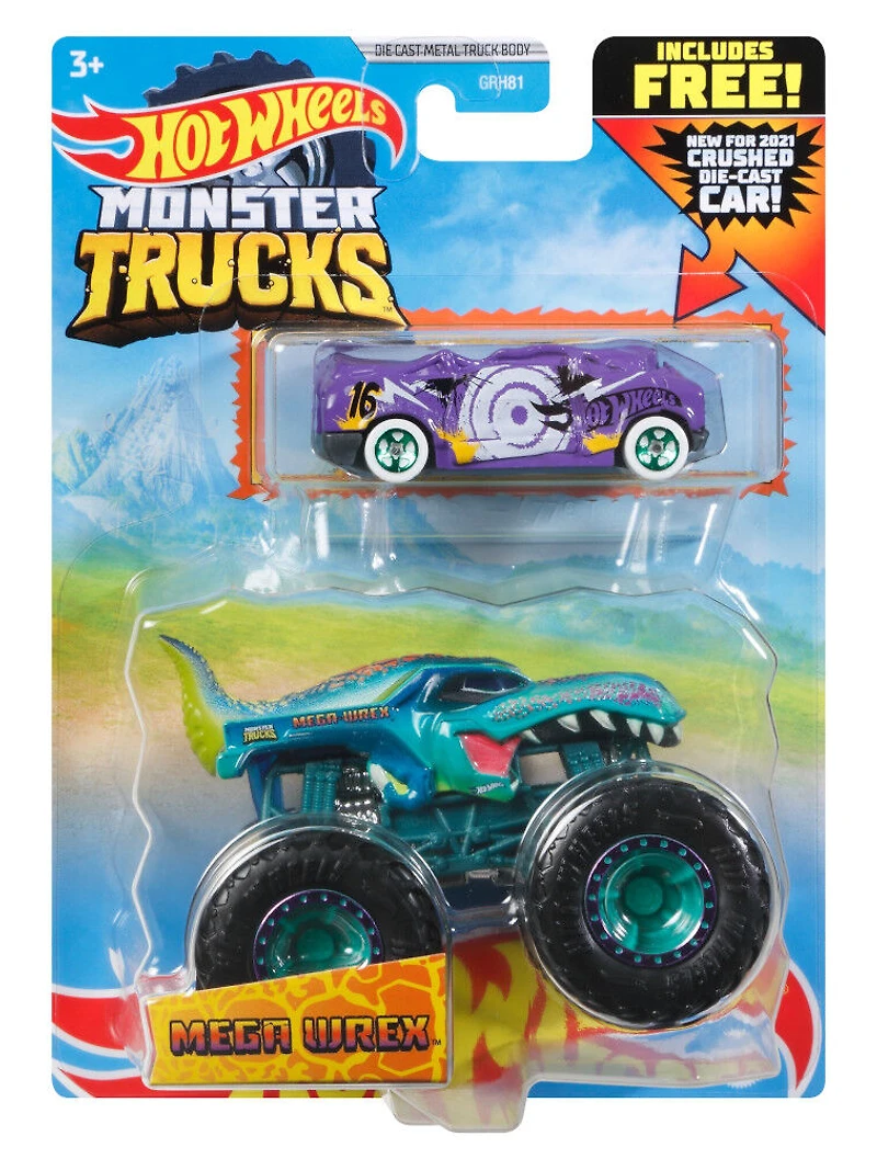 Hot Wheels - Monster Trucks - 1:64 - Coffrets de 2
