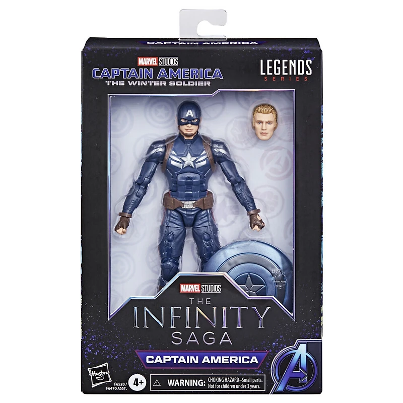 Hasbro Marvel Legends Series, Captain America de 15 cm de Captain America: The Winter Soldier, figurines Marvel Legends
