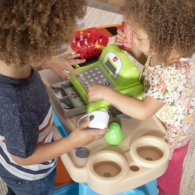 Marché Stop and Go Market de Step2 - Bleu