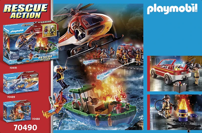 Urgent incendie de ville - Playmobil