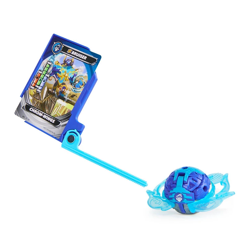 Bakugan Starter 3-Pack, Special Attack Bruiser, Octogan et Trox, figurines articulées personnalisables qui tournent et cartes à collectionner