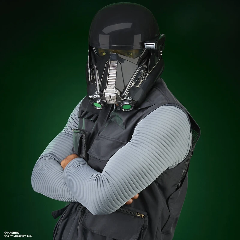 Star Wars The Black Series, casque électronique premium Death Trooper impérial, article de déguisement pour adulte