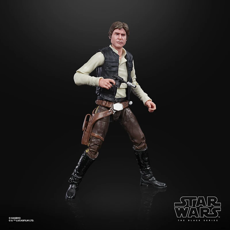 Star Wars The Black Series, figurine articulée Han Solo (Endor)