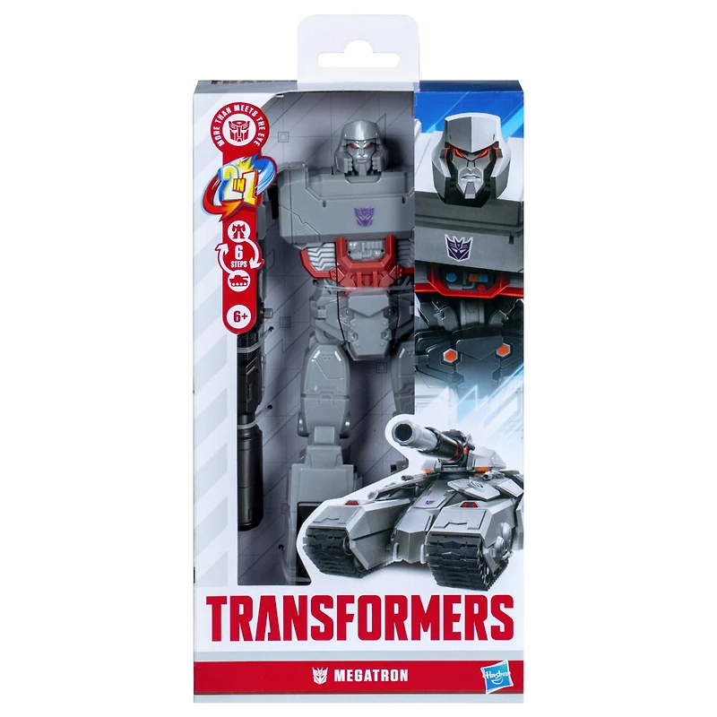 Transformers Authentics Titan Changers, figurine Megatron, pour enfants à partir de 6 ans, 28 cm