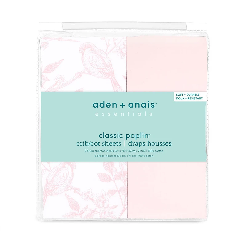 Drap De Coton Tissé - Fleurs S'Épanouissent 2Pk