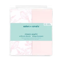 Drap De Coton Tissé - Fleurs S'Épanouissent 2Pk