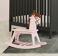 Storkcraft Wooden Rocking Horse - Primrose Pink