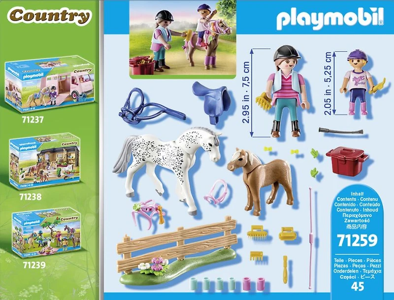 Playmobil - Starter Pack Cavaliers et chevaux