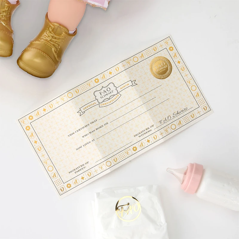 F.A.O. Schwarz Cuddle Baby Doll 35cm - R Exclusive