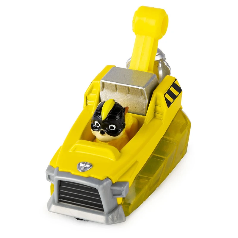  PAW Patrol, Véhicule Ruben en métal True Metal à collectionner, Série Prêt à foncer à l'échelle 1:55 