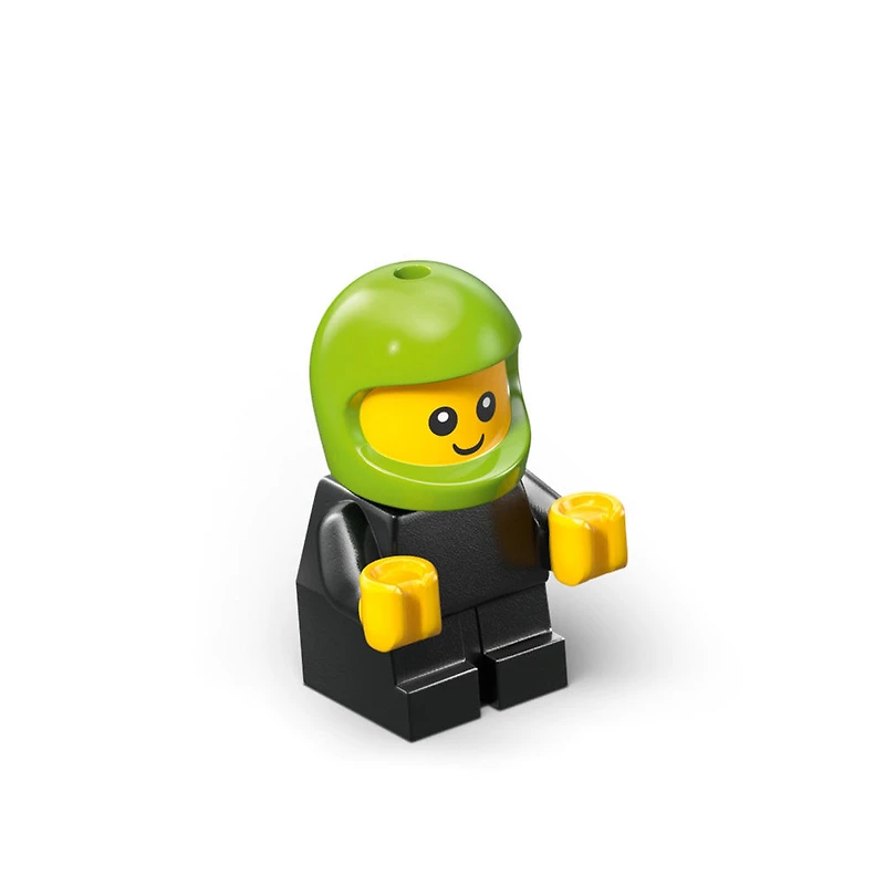 LEGO City Véhicules - La voiture de course de jeux vidéo - Ensemble de modèle de voiture - Jouet de course avec figurine de pilote - 60484