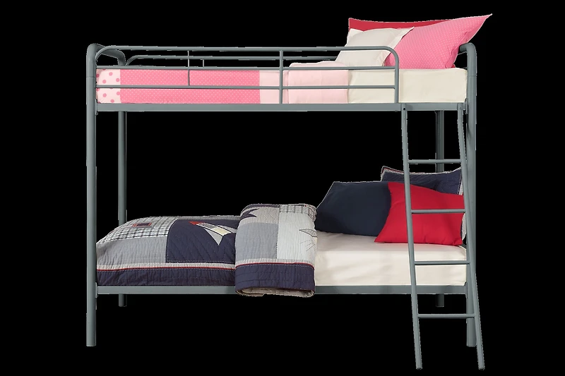 DHP Lit Superposé Jumeau - argent