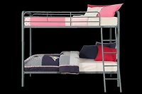 DHP Lit Superposé Jumeau - argent