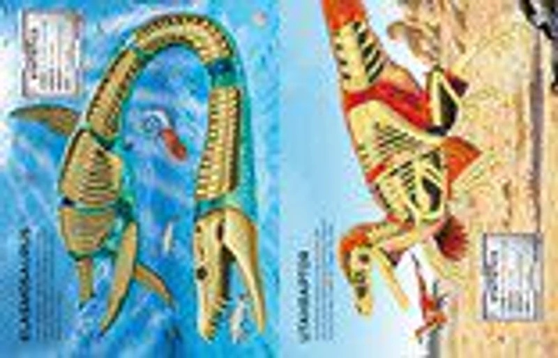 Build Your Own Dinosaurs and T. Rex Sticker Book - English Edition