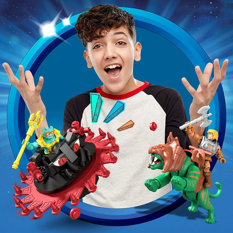 Mega Construx - Les Maîtres de l'Univers - Tigre de Combat contre Roton