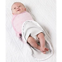 SwaddleMe Luxe Natural Position 2-IN-1 - Sugar Stripes