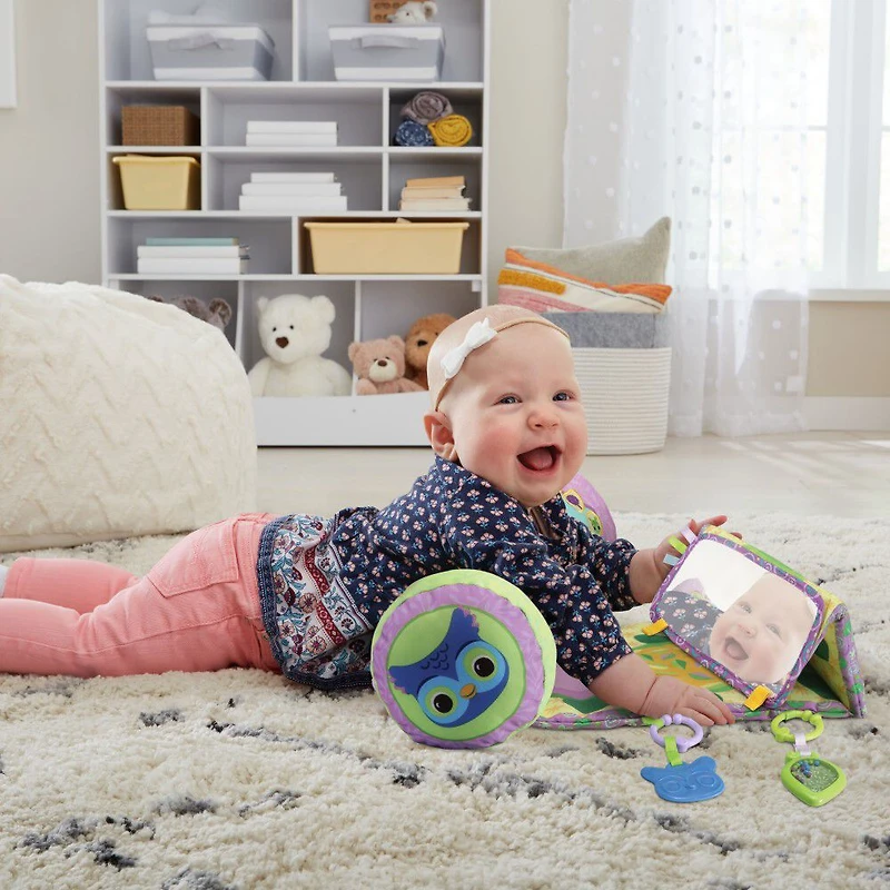 VTech 3-in-1 Tummy Time Roll-a-Pillar - French Edition
