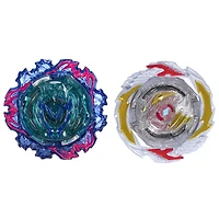 Beyblade Burst QuadStrike Dual Pack, pack de 2 toupies de compétition Gambit Dragon D8 et Ambush Achilles A8