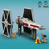 LEGO Star Wars TIE Fighter & X-Wing Mash-up Building Toy, Star Wars Gift for Kids with 2 Starfighters, 75393
