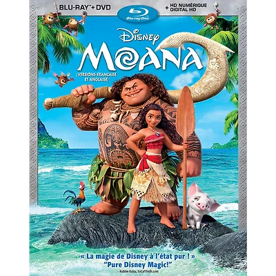 Blu-ray + DVD + Digital HD - Moana - Bilingual Edition