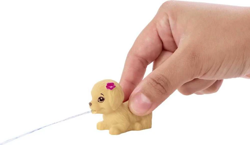 Barbie Toys, Skipper Doll and Waterpark Playset with Working Water Slide and Accessories, First Jobs